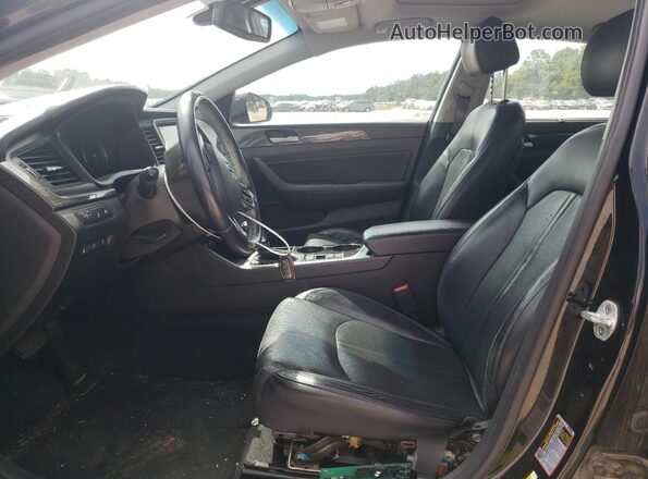 5NPE34AF9JH604576 2018 HYUNDAI SONATA Black Սալոնի դիմացի տեսք