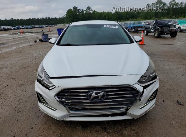 5NPE34AF9JH631177 2018 HYUNDAI SONATA White Вид спереду