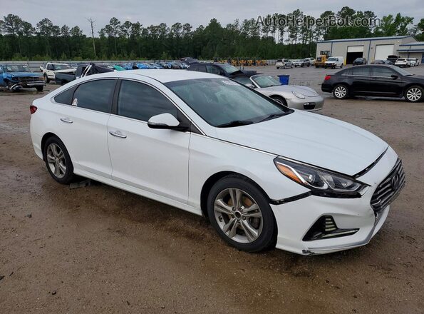 5NPE34AF9JH631177 2018 HYUNDAI SONATA White Передня права чверть