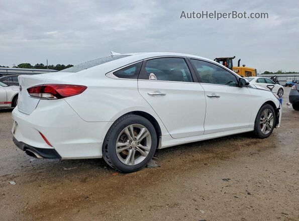 5NPE34AF9JH631177 2018 HYUNDAI SONATA White Задня права чверть