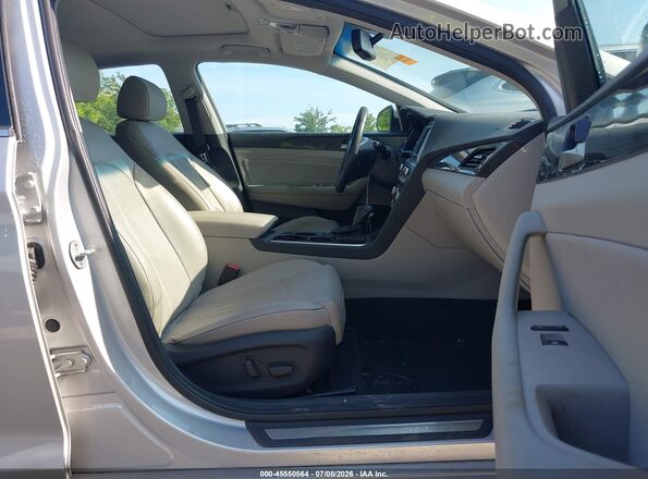 5NPE34AF9JH634967 2018 HYUNDAI SONATA Gray Սալոնի դիմացի տեսք