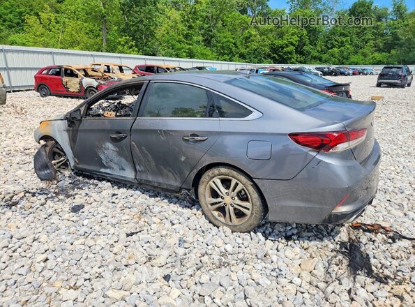 5NPE34AF9JH648660 2018 HYUNDAI SONATA Gray Tył lewy