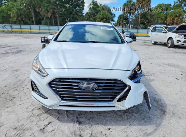 5NPE34AF9JH652854 2018 HYUNDAI SONATA White Vista frontal