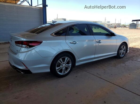 5NPE34AF9JH657889 2018 HYUNDAI SONATA Silver Tył prawy