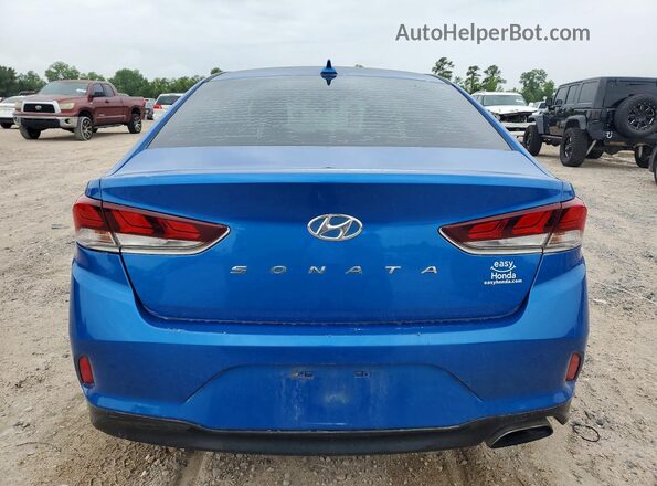 5NPE34AF9JH658573 2018 HYUNDAI SONATA Blue Vista trasera