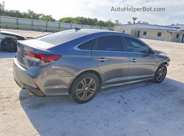 5NPE34AF9JH672800 2018 HYUNDAI SONATA Gray Հետևի աջ