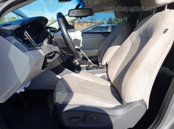 5NPE34AF9JH672800 2018 HYUNDAI SONATA Gray Սալոնի դիմացի տեսք