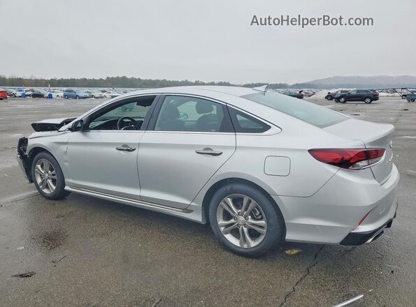 5NPE34AF9JH723776 2018 HYUNDAI SONATA Silver Rear left