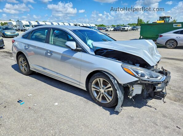 5NPE34AF9KH761378 2019 HYUNDAI SONATA Silver Передня права чверть