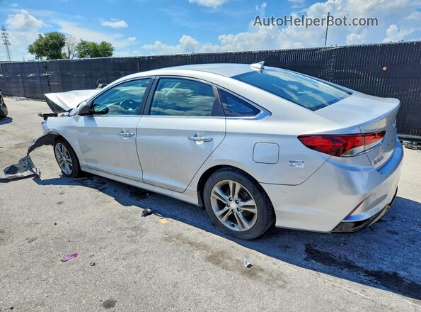 5NPE34AF9KH761378 2019 HYUNDAI SONATA Silver Задня ліва чверть