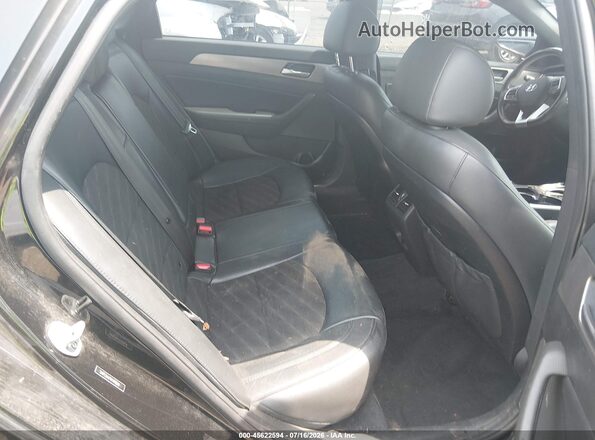 5NPE34AF9KH788211 2019 HYUNDAI SONATA Black VIN sticker view
