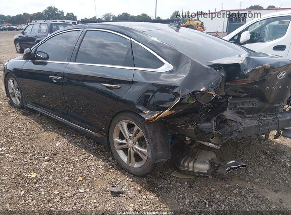 5NPE34AF9KH788211 2019 HYUNDAI SONATA Black Rear left