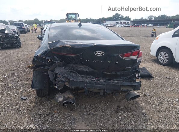 5NPE34AF9KH788211 2019 HYUNDAI SONATA Black Front view