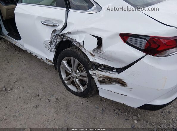 5NPE34AF9KH788421 2019 HYUNDAI SONATA Белый Вид спереди