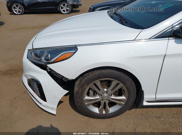 5NPE34AF9KH801040 2019 HYUNDAI SONATA White Vista frontal