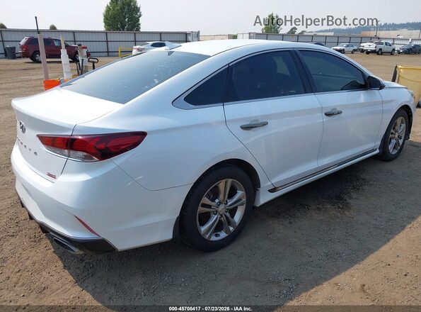 5NPE34AF9KH801040 2019 HYUNDAI SONATA White Trasero derecho