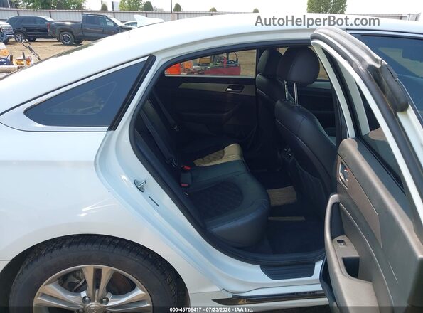 5NPE34AF9KH801040 2019 HYUNDAI SONATA White Vista de la etiqueta del VIN