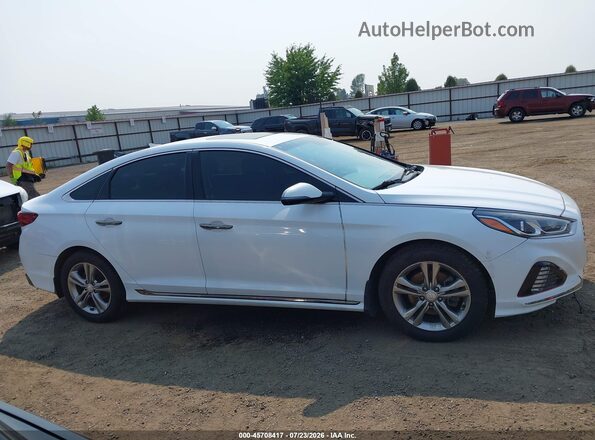 5NPE34AF9KH801040 2019 HYUNDAI SONATA White Vista interior trasera