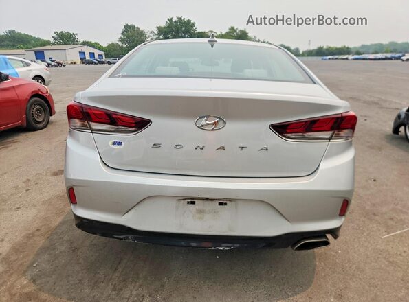 5NPE34AF9KH804715 2019 HYUNDAI SONATA Silver Widok z tyłu