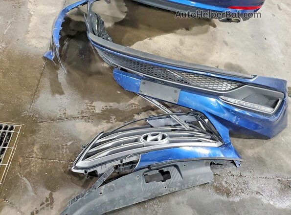 5NPE34AFXGH264914 2016 HYUNDAI SONATA Blue Widok komory silnika