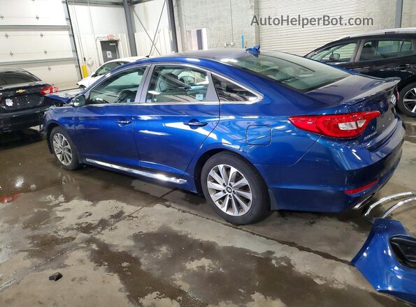 5NPE34AFXGH264914 2016 HYUNDAI SONATA Blue Tył lewy