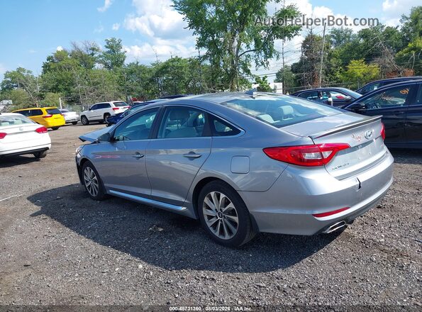 5NPE34AFXGH282491 2016 HYUNDAI SONATA Gray Задня ліва чверть