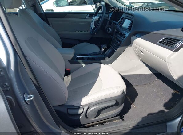 5NPE34AFXGH282491 2016 HYUNDAI SONATA Gray Вид салону спереду