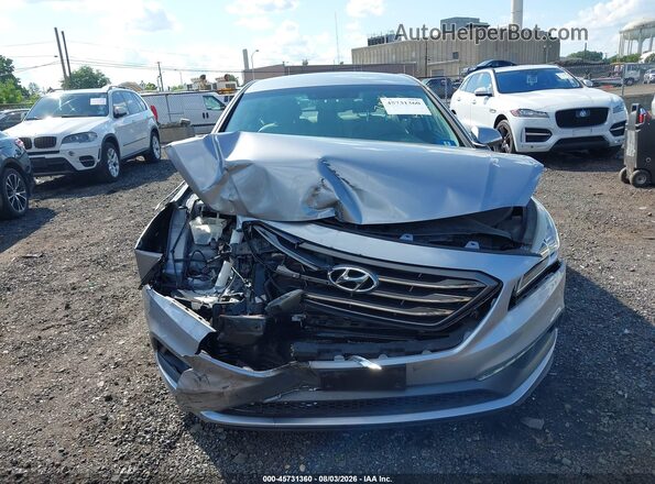 5NPE34AFXGH282491 2016 HYUNDAI SONATA Gray Вид спереду