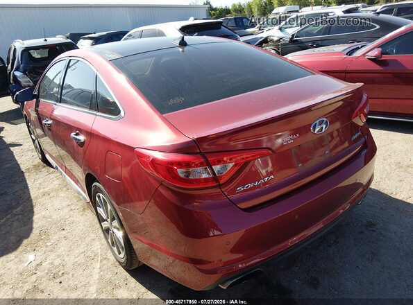 5NPE34AFXGH321886 2016 HYUNDAI SONATA Red სალონის 360-გრადუსიანი ხედი