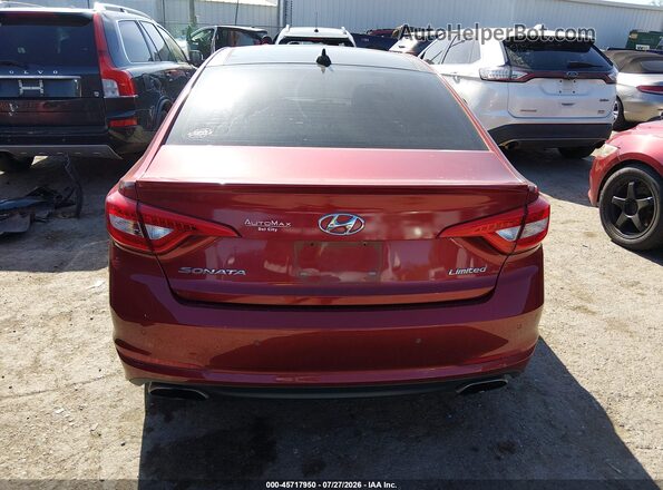 5NPE34AFXGH321886 2016 HYUNDAI SONATA Red 