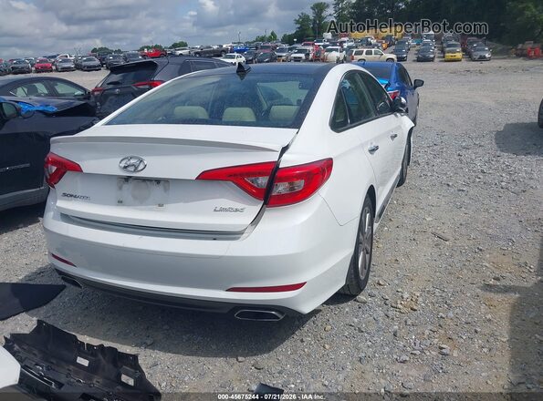 5NPE34AFXGH324254 2016 HYUNDAI SONATA White Задня права чверть