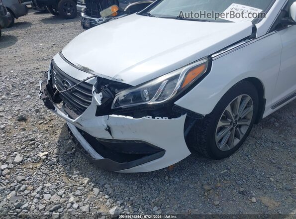 5NPE34AFXGH324254 2016 HYUNDAI SONATA White Вид спереду