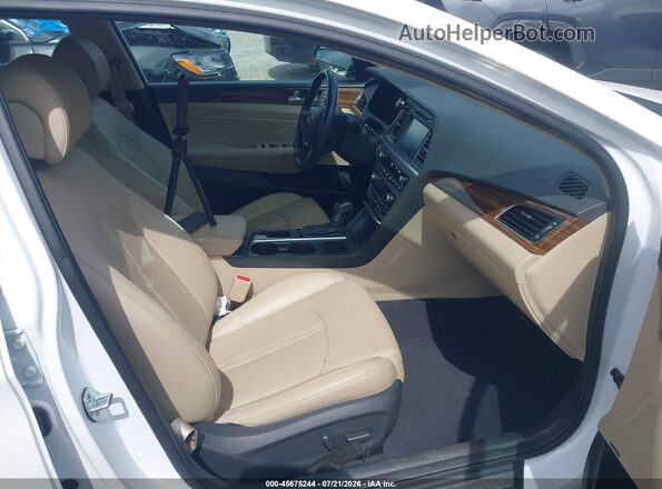 5NPE34AFXGH324254 2016 HYUNDAI SONATA White Вид салону спереду