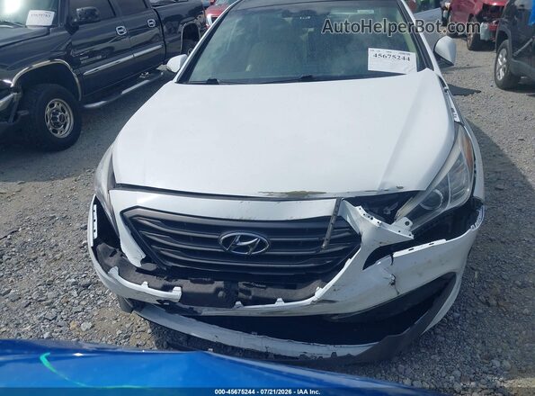 5NPE34AFXGH324254 2016 HYUNDAI SONATA White Вид щитка приладів
