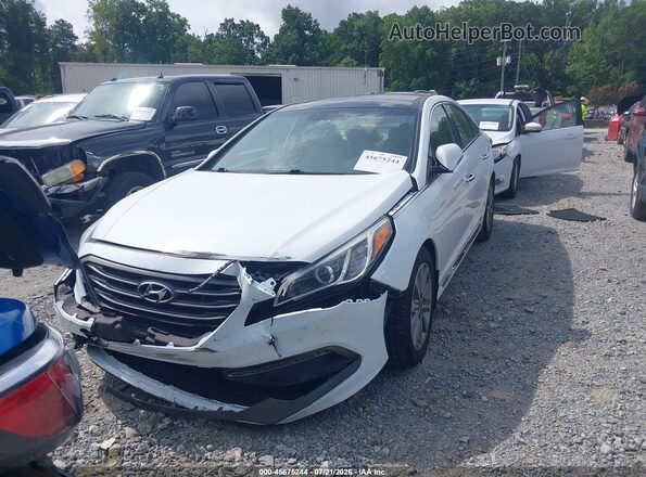 5NPE34AFXGH324254 2016 HYUNDAI SONATA White Передня ліва чверть