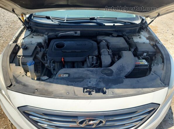 5NPE34AFXGH377181 2016 HYUNDAI SONATA White Vista interior trasera