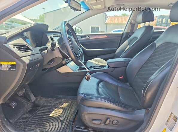 5NPE34AFXGH377181 2016 HYUNDAI SONATA White Vista interior delantera