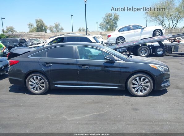 5NPE34AFXHH554278 2017 HYUNDAI SONATA Black Vista interior trasera