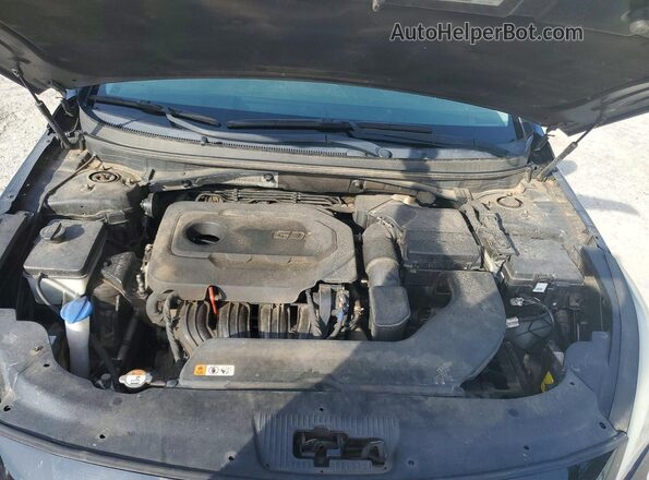 5NPE34AFXHH566575 2017 HYUNDAI SONATA Black უკანა სალონის ხედი