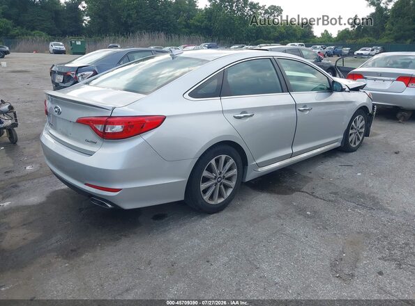 5NPE34AFXHH587894 2017 HYUNDAI SONATA Silver Задня права чверть