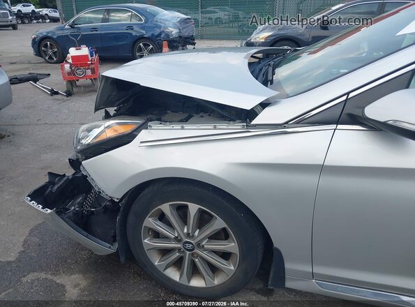 5NPE34AFXHH587894 2017 HYUNDAI SONATA Silver 