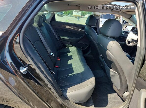 5NPE34AFXJH599288 2018 HYUNDAI SONATA Черный Вид задних сидений