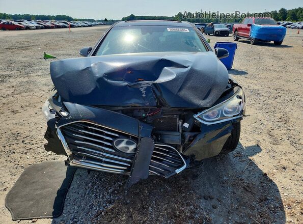 5NPE34AFXJH599288 2018 HYUNDAI SONATA Черный Вид спереди