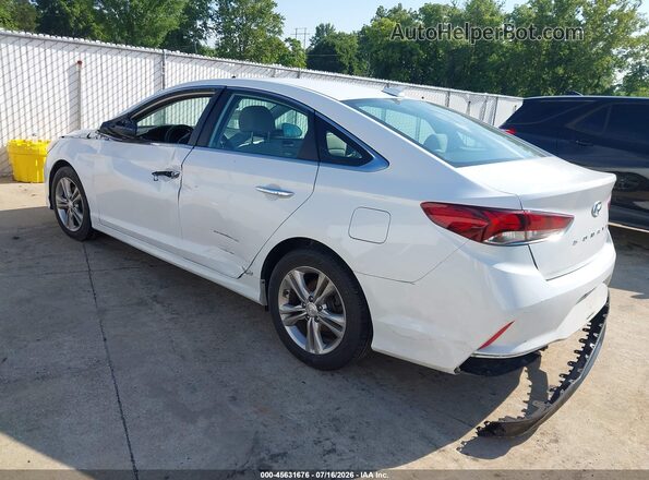 5NPE34AFXJH636033 2018 HYUNDAI SONATA White Հետևի ձախ