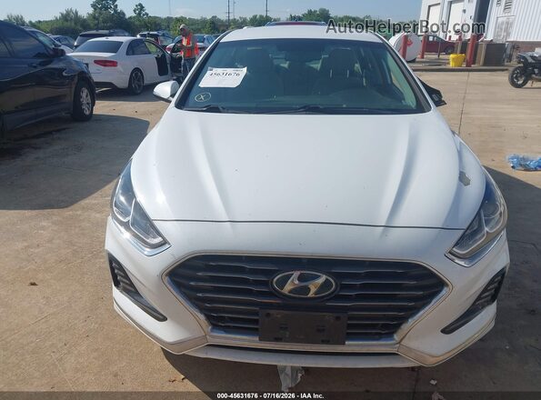 5NPE34AFXJH636033 2018 HYUNDAI SONATA White Սարքավորումների վահանակի տեսք
