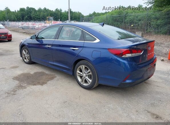5NPE34AFXJH641300 2018 HYUNDAI SONATA Blue უკანა მარცხენა