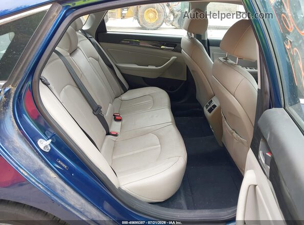 5NPE34AFXJH641300 2018 HYUNDAI SONATA Blue VIN კოდის სტიკერის ხედი