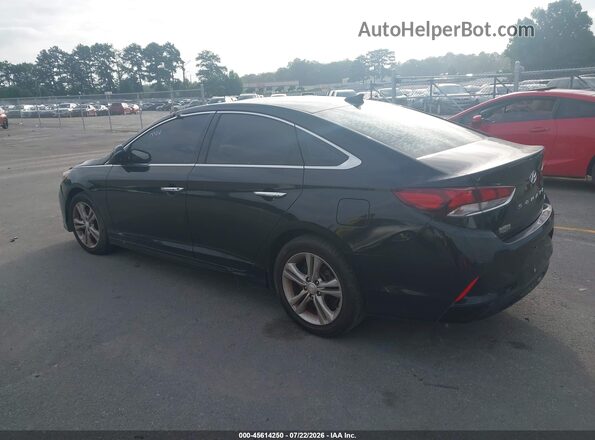 5NPE34AFXJH680663 2018 HYUNDAI SONATA Black Tył lewy
