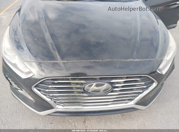 5NPE34AFXJH680663 2018 HYUNDAI SONATA Black Widok z przodu