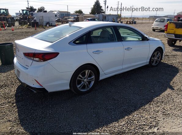 5NPE34AFXJH705934 2018 HYUNDAI SONATA White Trasero derecho